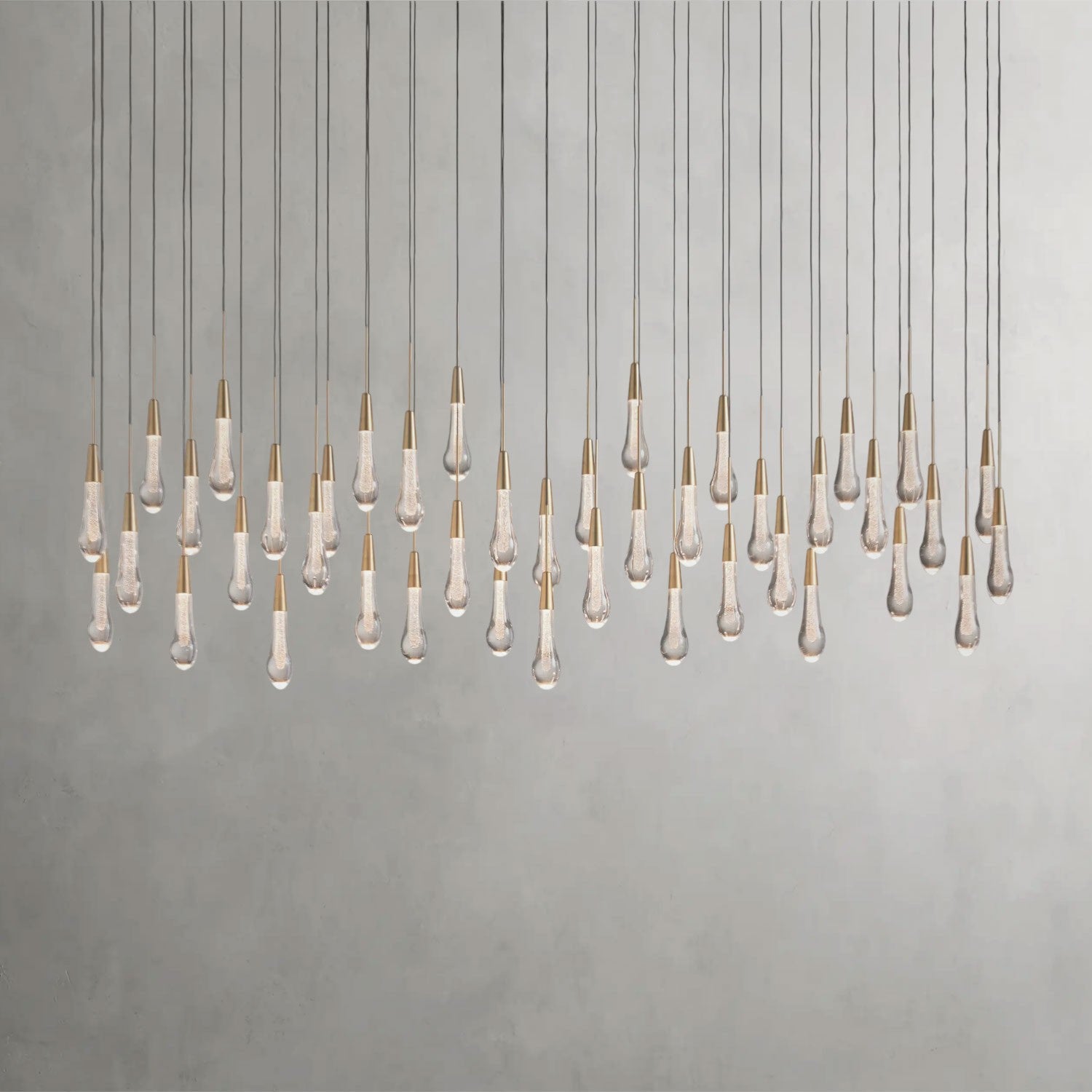 Soltaire Linear Chandelier 37", 50", 60", 70"